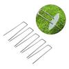 25pcs Durable U Shape Garden Staple Pins Secure Plant Anchoring Windproof Design Easy Soil Insertion Ground Fasteners
