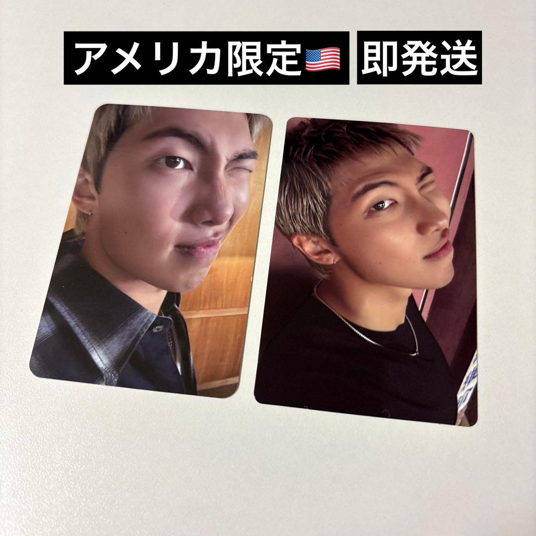 [USED] Immediate shipping! RM photocard (2 cards) BTS Arirang (US limited edition)
