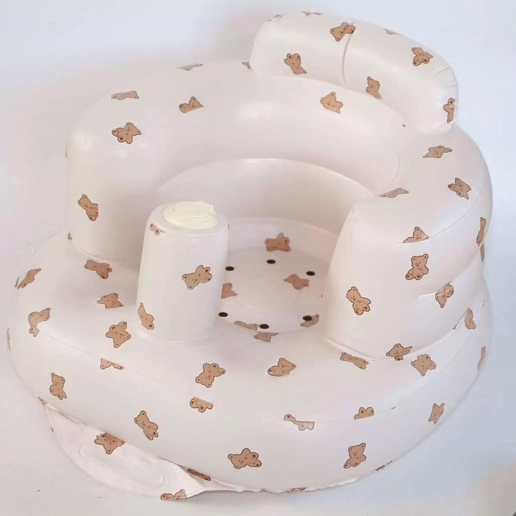 Inflatable Baby Learning Chair: Korean Style Portable Sofa with Pump