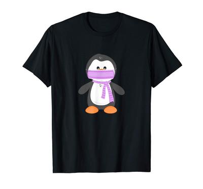 Cute Penguin with Mouthguard Gift for Animal Lovers T-Shirt