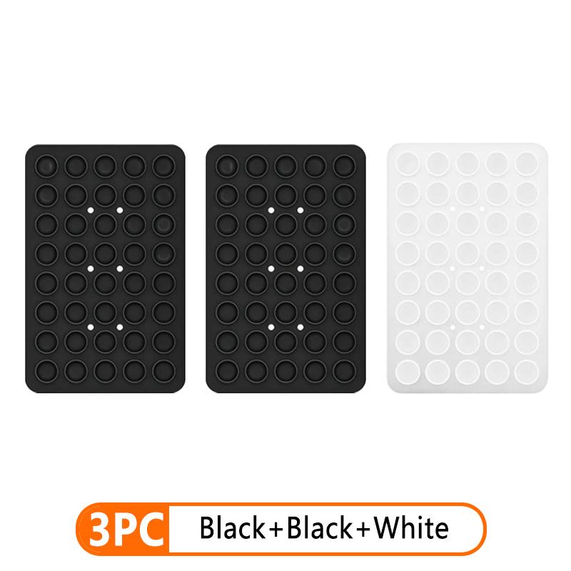 Double Sided Silicone Suction Cup Phone Case Detachable Adhesive Silicone Rubber Sucker Pad For Hands-Free Strong Grip Holder
