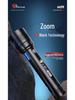 Rechargeable LED Outdoor Flashlight with Telescopic Zoom and Multifunctional Long-Range Emergency Lighting