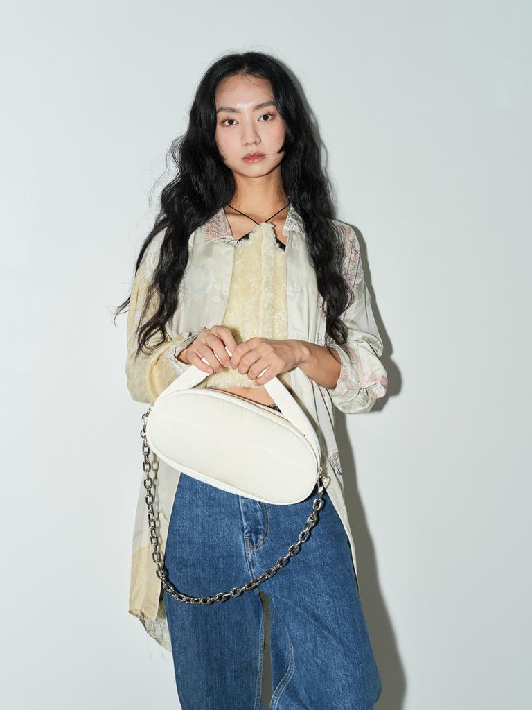 Muwm Oval-Cut Chain Strap