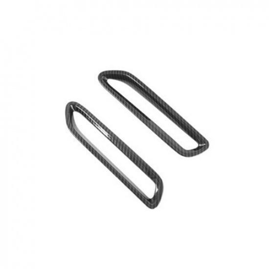 For Toyota Sienna 2015-2020 2X Carbon Fiber Rear Fog Lamp Light Frame Cover Trim