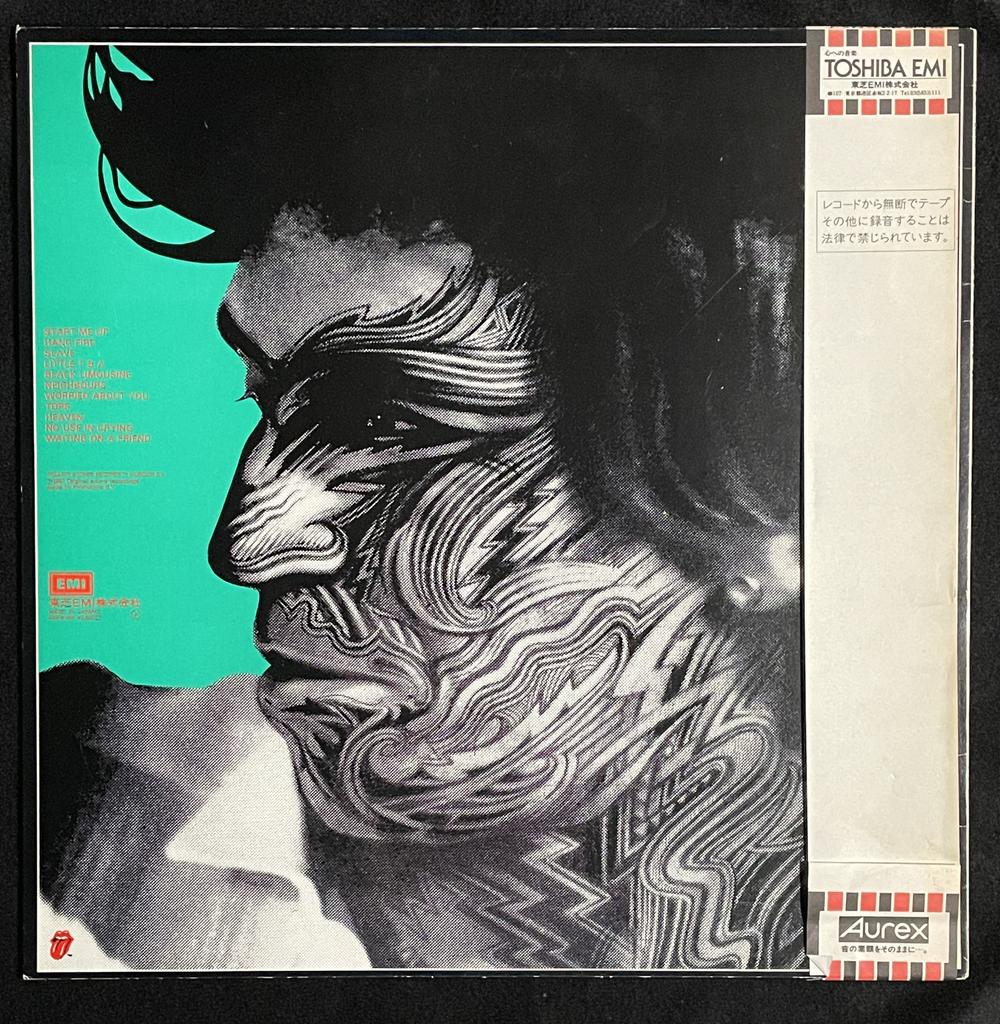 [Preloved] The Rolling Stones - TATTOO YOU | Vinyl Record Obi | Shipped from Japan | USED