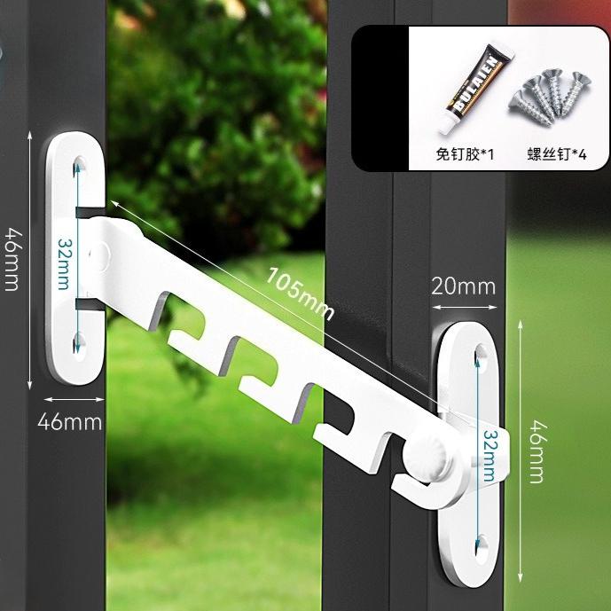 Ограничитель пряжки окна Дверной и оконный ветрозащитный держатель 1pc