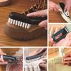 2-In-1 Leather Brush For Suede Boots Bags Scrubber Cleaner White Rubber Crepe Shoe Brush Household Necessary Wall Crevice