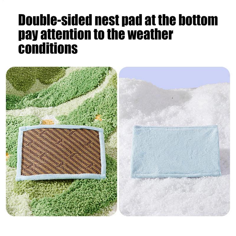 Vogelbett für Käfig Vogelhängematte Nymphensittichkäfig Zubehör Autoform Kühlende Schlafhöhle Haus Haustierbedarf Papageienhaus Nest