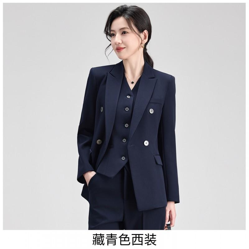 Womens Professional Suit Set Winter 2026 Business Office Wear Loose Fit Blazer Trousers Elegant Career Outfit