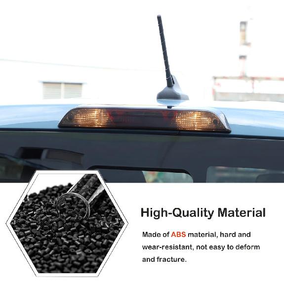 Car Third 3rd Brake Light Cover Trim Compatible with Ford Maverick 2022-2025 Third Brake High-position Center Light 3rd Brake Tail Light Shell Cover
