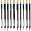 Pentel Graphlet Mechanical Pencil 0.9mm 10-count PG509-GD Multi*, Black