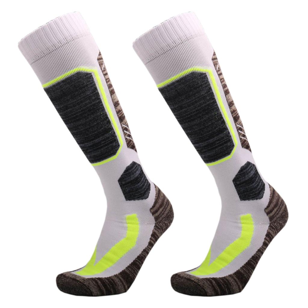 1 Pair Men Women Cotton Ski Socks Cold Weather Socks for Snowboarding Warm Socks