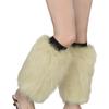 Boots Covers Women Solid Color Sexy Faux Fur Leg Warmer Calf Socks Party Costume