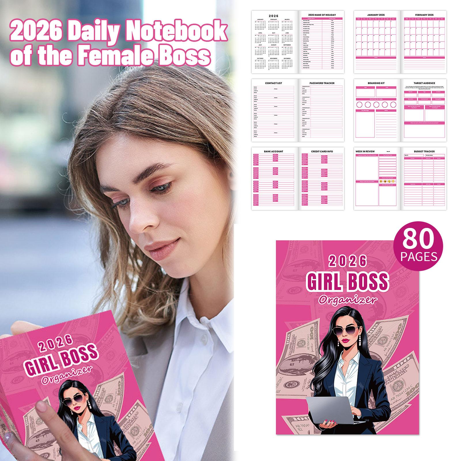 

Daily Notepad, Female Employee Notepad, Notepad One Size