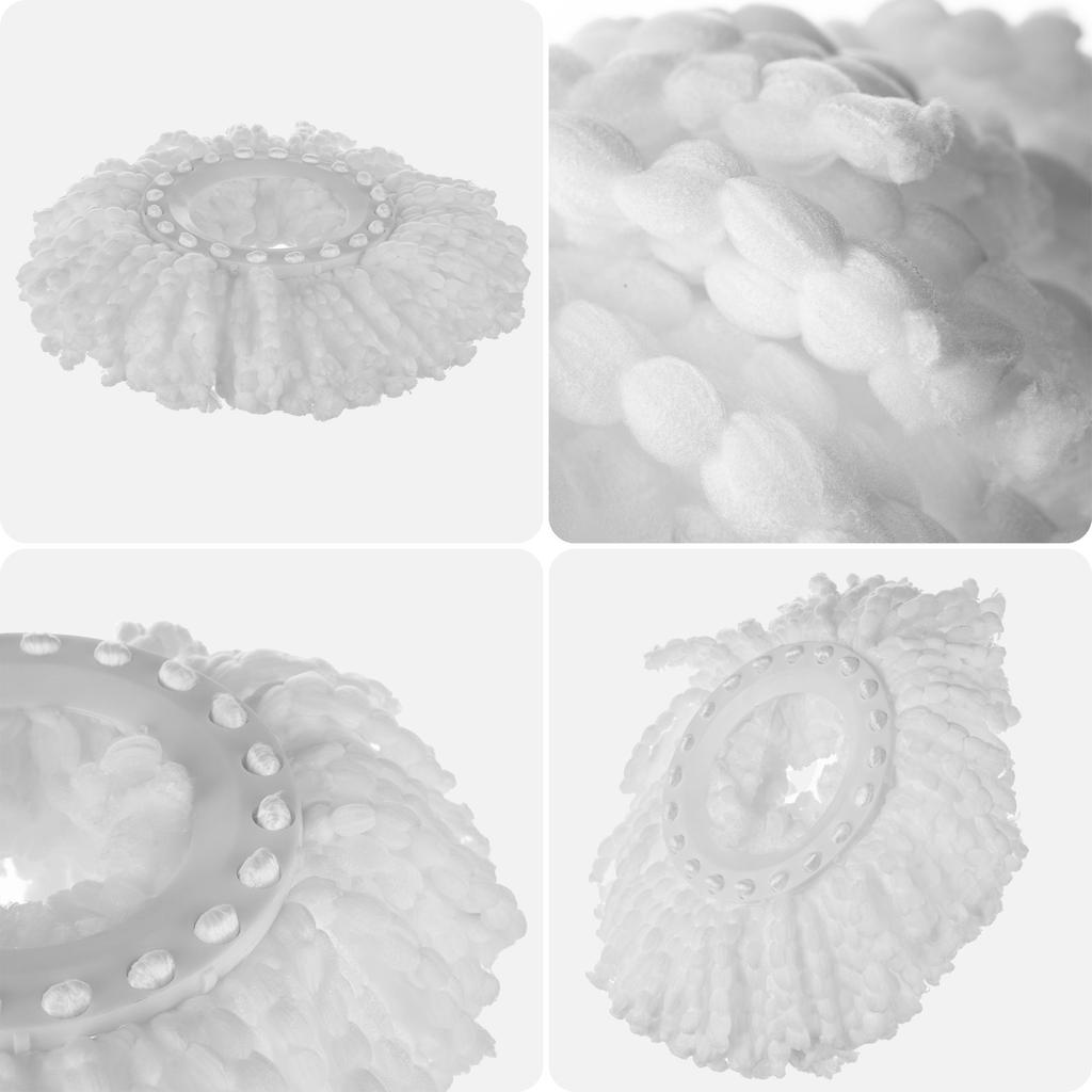 KADAX Refill For Rotary Mop Replacement Tip Microfiber Round 36cm