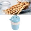 Toothpick Holder Portable Plastic Toothpick Container Cute Multifunctional Toothpick Dispenser for