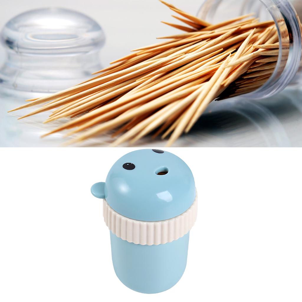 Toothpick Holder Portable Plastic Toothpick Container Cute Multifunctional Toothpick Dispenser for