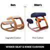 Silla ergonómica de rodillas Capacidad de carga de 220 LB Silla de escritorio de postura de rodillas Taburete con cojín para la cadera Taburete ergonómico de rodillas para oficina en casa Buena postura