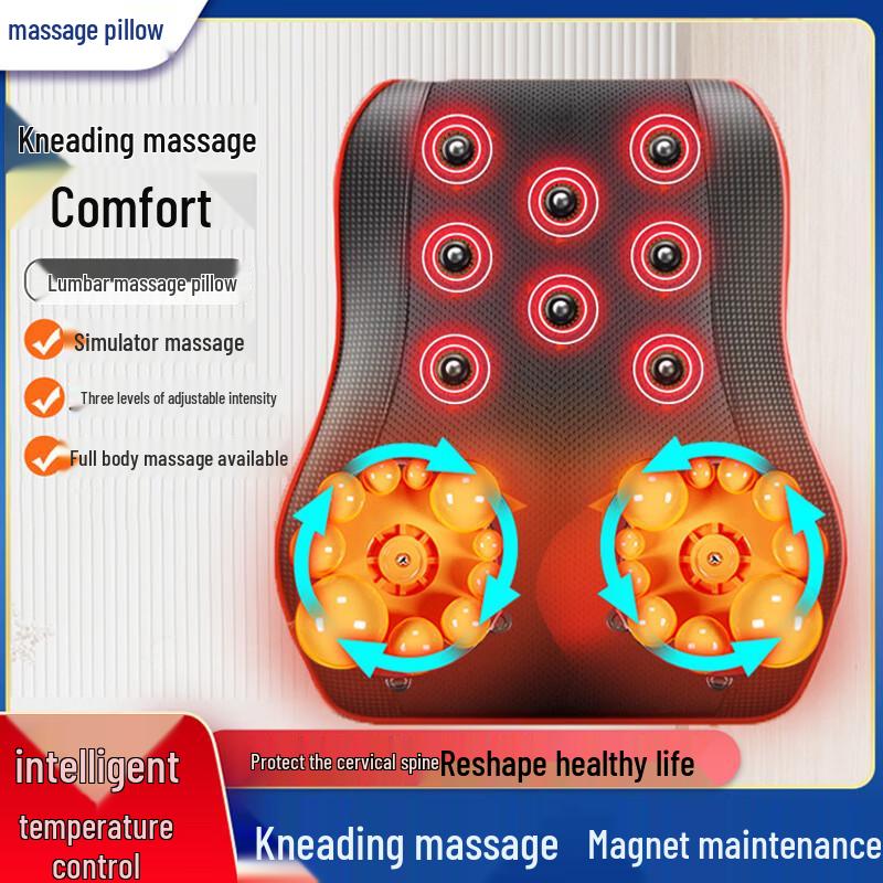 

Shiatsu Kneading Massage Pillow with Heat