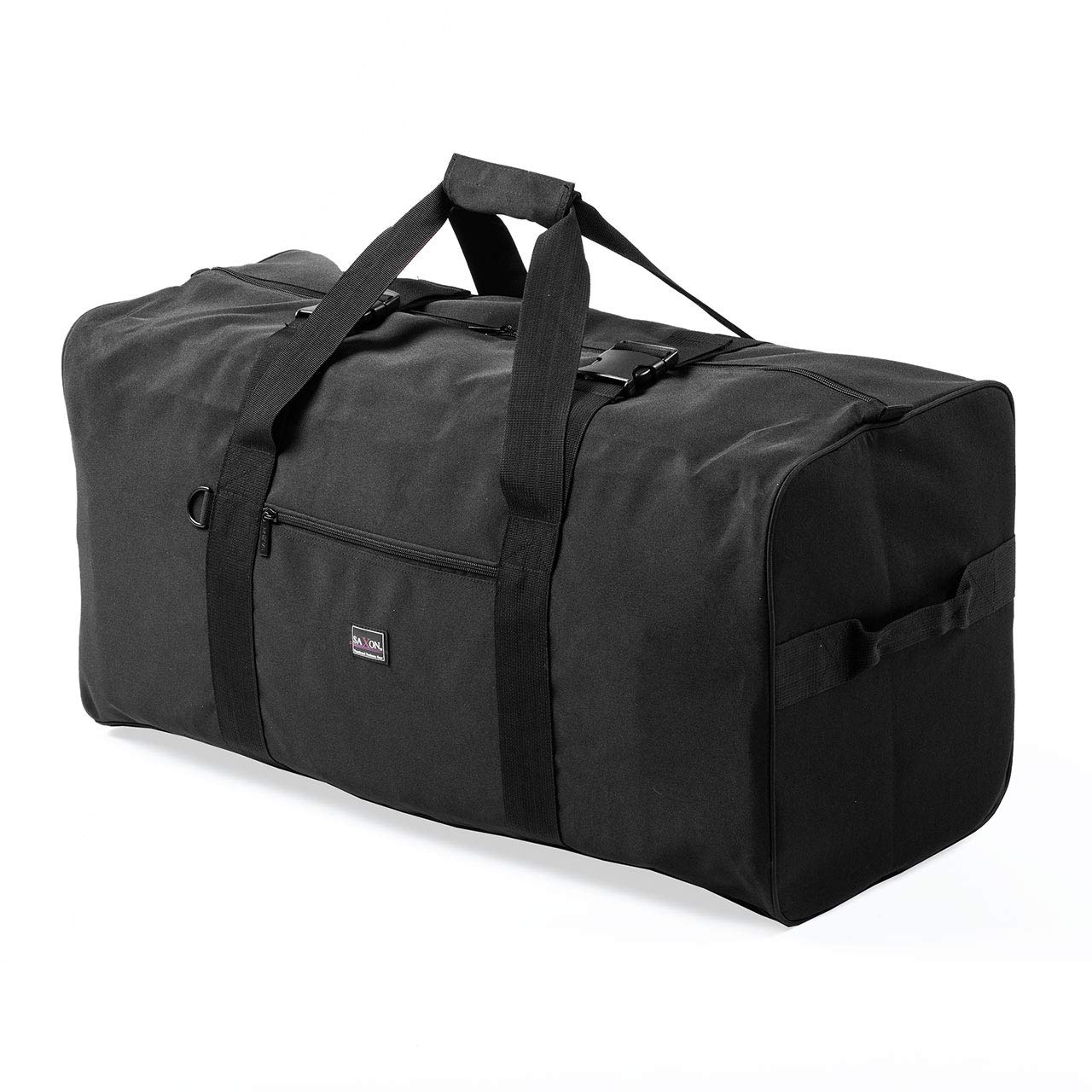 

Sanwa Direct Large Capacity Boston Bag, 96L, Foldable, Perfect for Moving, Camping, and Storage of Bedding and Clothes, Black, 200-BAG160BK