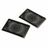 Black Aluminum Frame Trim 2004-2018 Console Dashboard Speaker For Benz G-Class