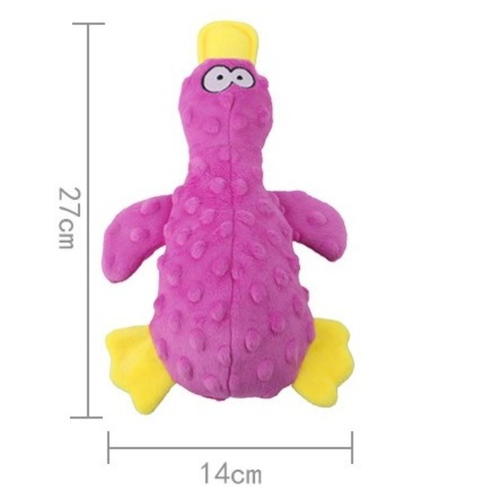 Interactive Durable Dog Toy Soft Dog Chew Toys Cute Plush Duck Sound Toy for Cats And Dogs