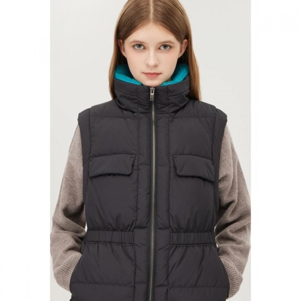 Benetton Color Fur Duck Down Vest Bapde4561