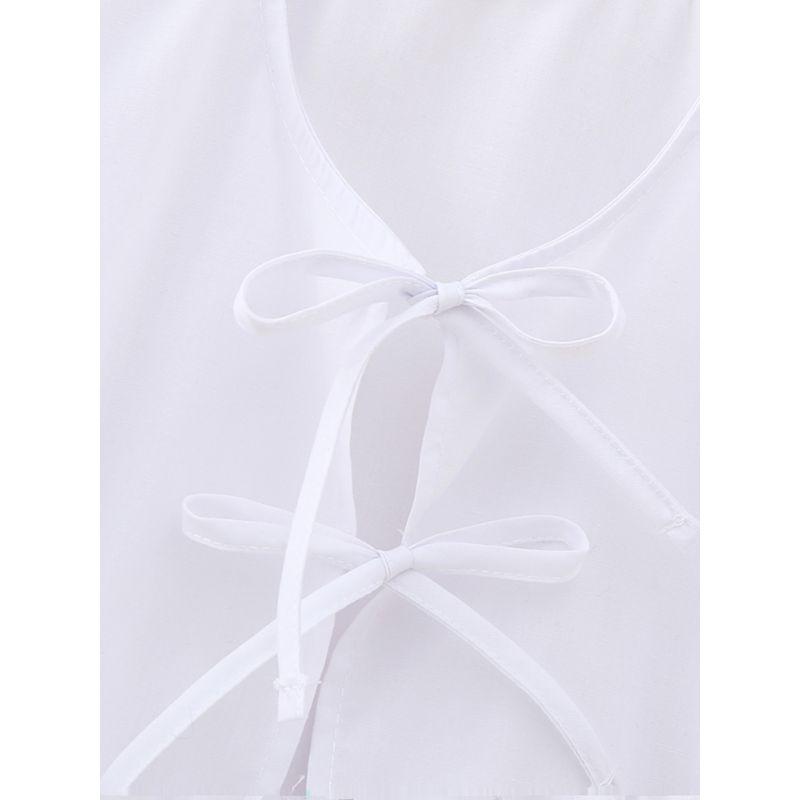 Kaslead Women's Fashion All-Match Puff Sleeve Top