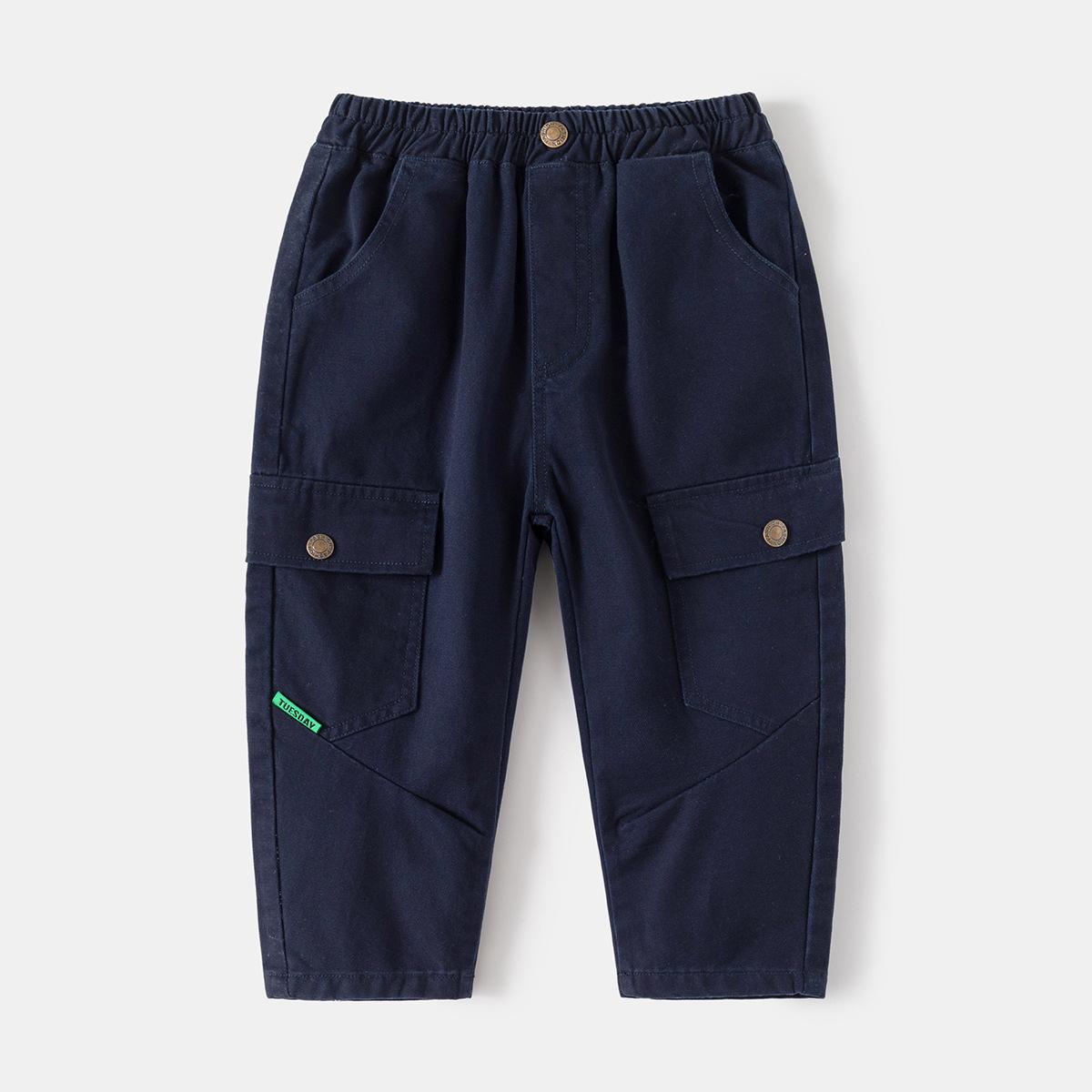 

Children s pants new boys solid color casual trousers Korean version of baby fashion trousers 130cm