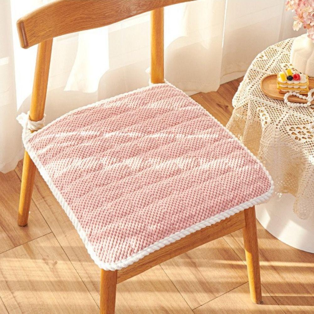 40cm Office Chair Pad Winter Thick Car Seat Pad Soft Dining Chair Cushion