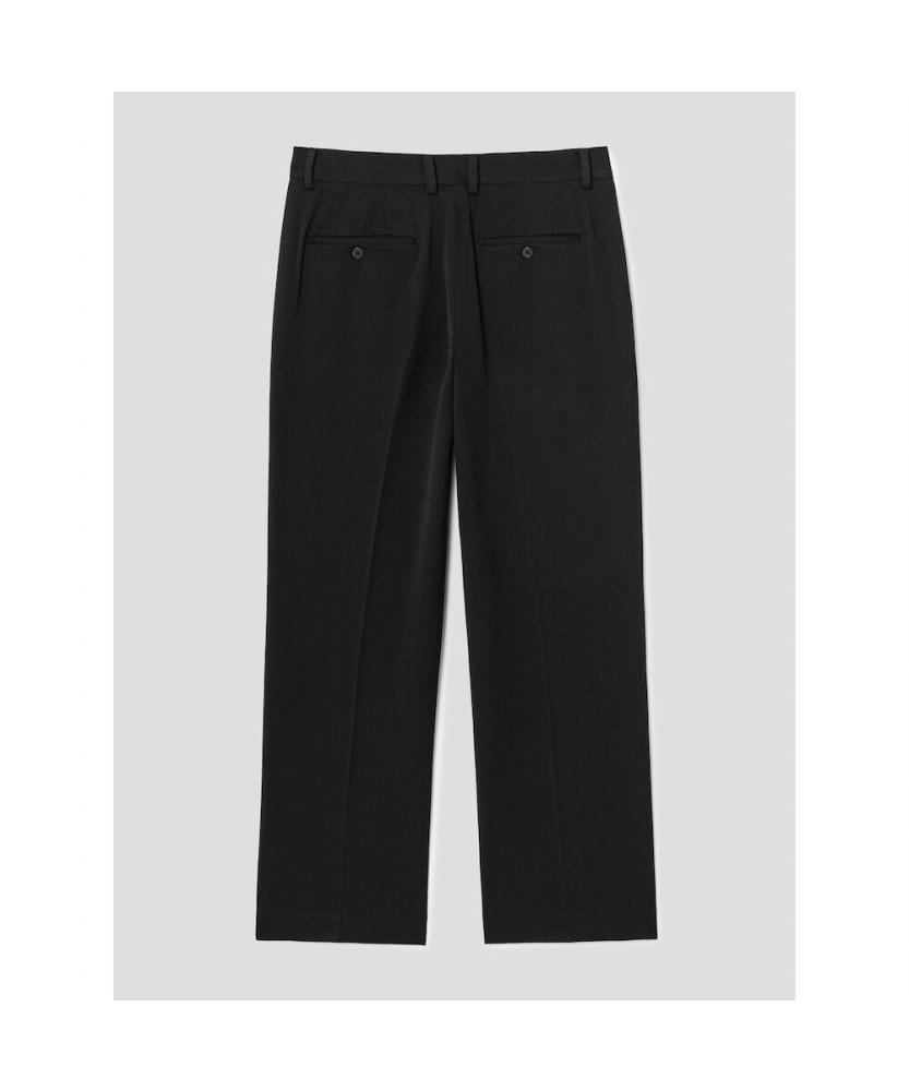 8seconds [Everyday Slacks] Semi-Wide Fit Spring Slacks Black