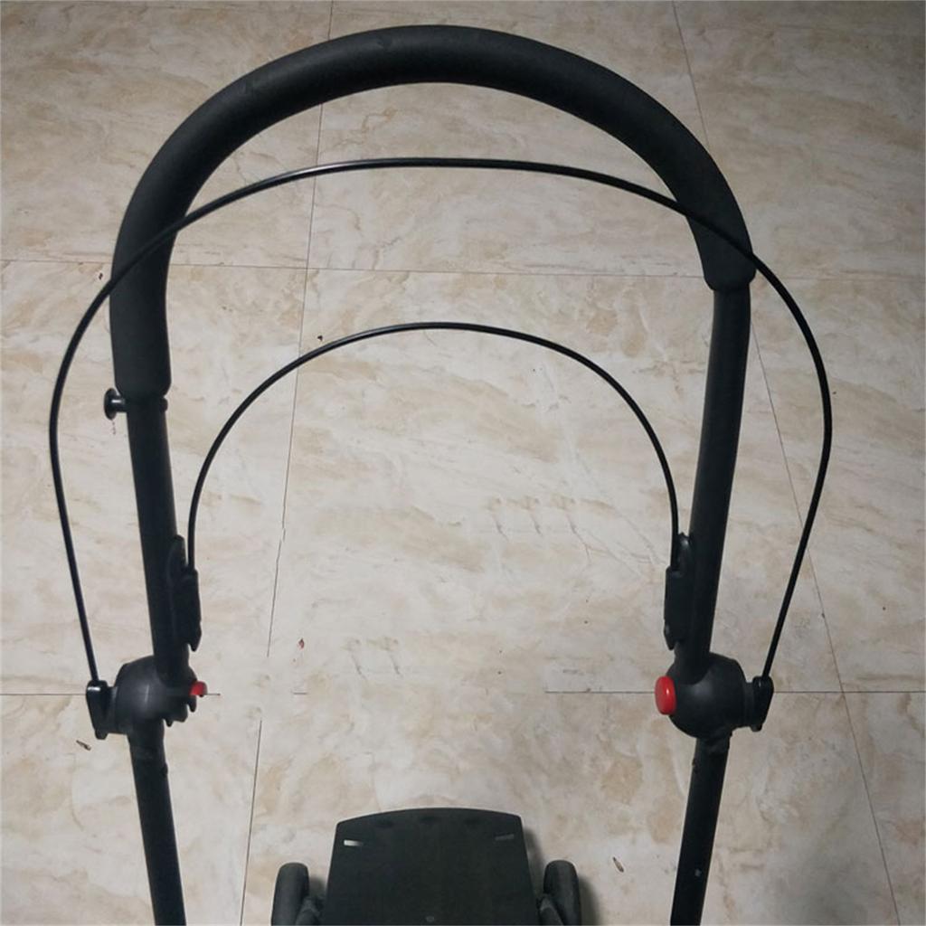 2 ks/sada Kovový podpůrný rám pro kočárky Babyzen Yoyo Yoya Babytime Vovo Železný Dětský kočárek Horní kryt Držák Stojan