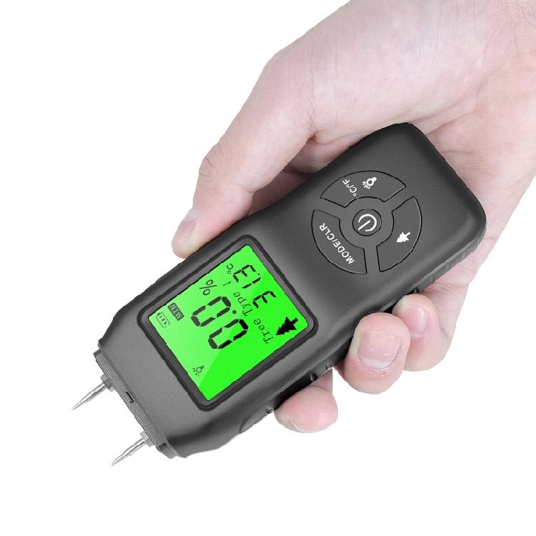 Wood Humidity Detector with LCD Display for Homeowners Professionals Lightweight