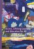 The Access, Lifelong Learning and Education for All Book