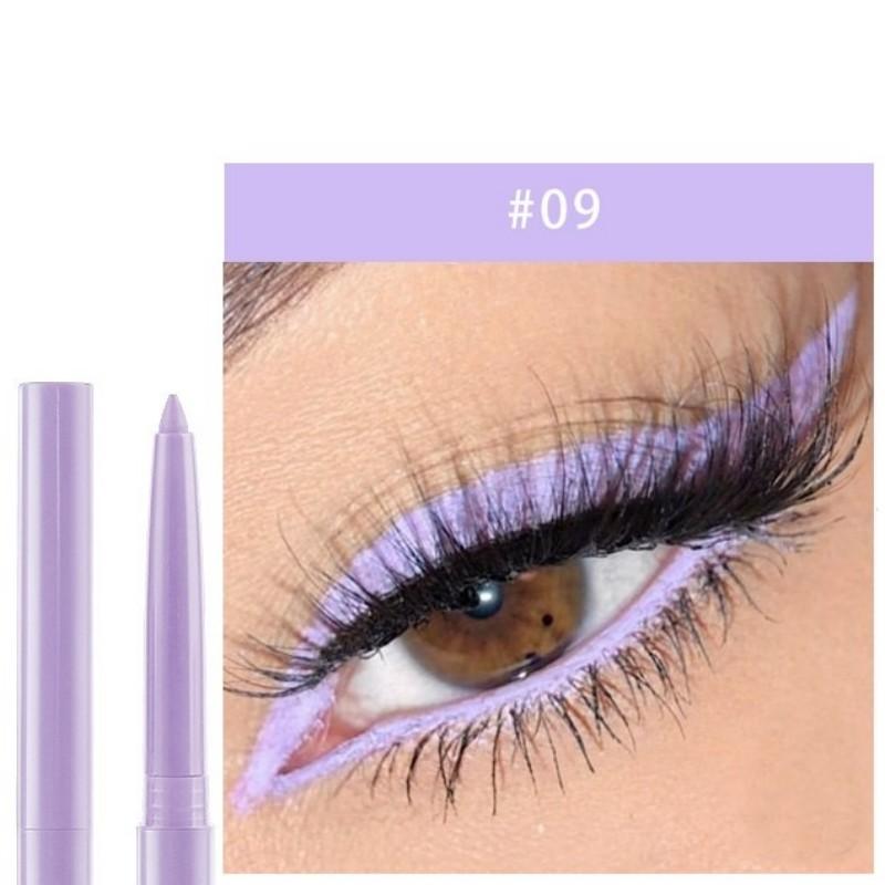 20 Color Option Matte Eyeliner Gel Pencil Easy To Wear Colorful White Yellow Blue Eye Liner Pen Cream Makeup Cosmetics