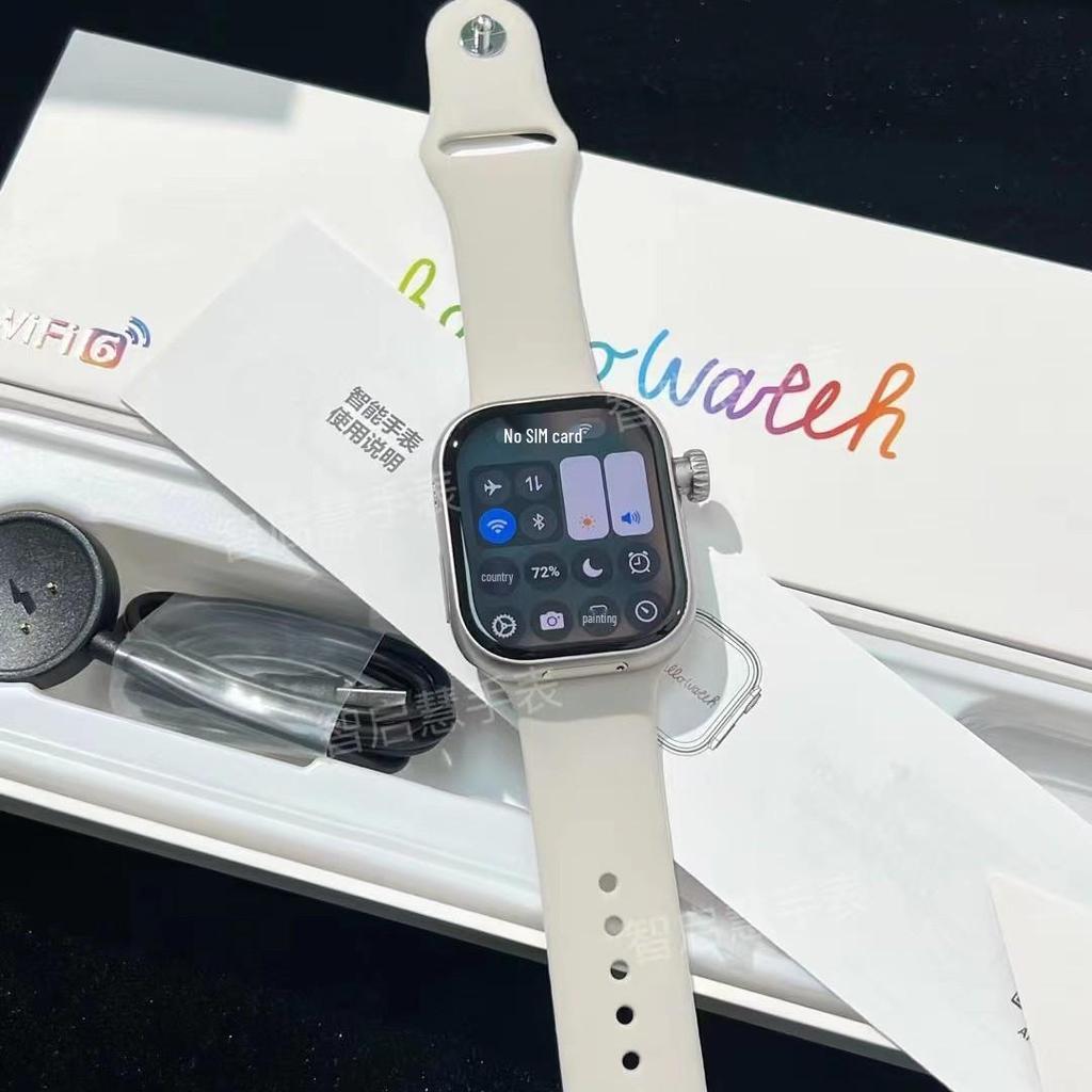 YU11 Smartwatch with WiFi6, SIM, Fingerprint Unlock, Phone Capability, Morse Code, and Little Sumi Integration