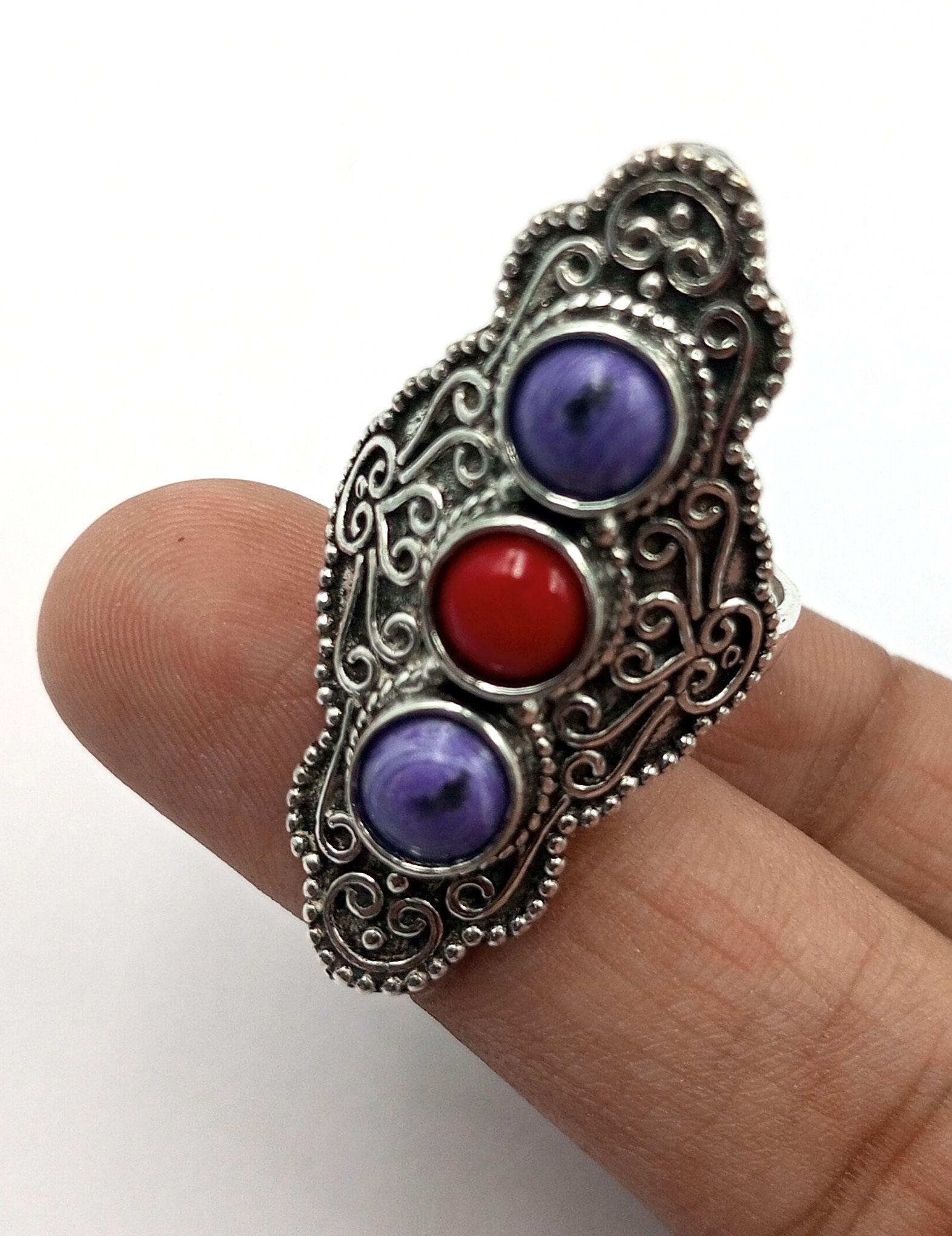 

Cherolie Gemstone Стерлинговое серебро 925 пробы с покрытием 1 шт. Кольцо chris-br219