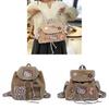 Cute Cartoon Cat Backpack Pu Material With Splicing Design For Daily Use