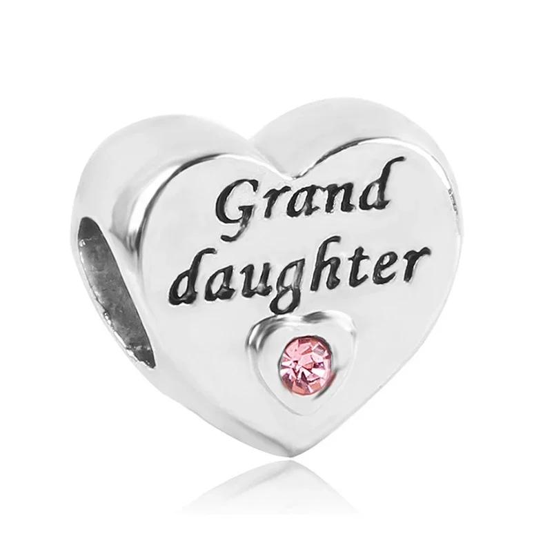 Perles New Love Dad Nan Mom Sister Best Friends pour bracelets à breloques et bracelets DIY pour femmes Fabrication de bijoux Dropshipping