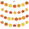 Thanksgiving Party Decorations Set With Maple Leaf Banner Flags Paper Hanging Garlands Home Office Event Backdrop