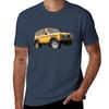 A yellow wrecked and abandoned car TShirt UV Protection Outdoor Tee Shirt
