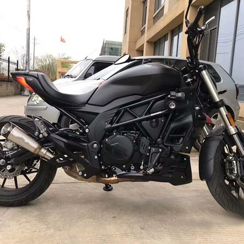Stainless Steel Motorcycle Exhaust Muffler Motorcycle Exhaust Vent Middle Link Pipe for Benelli TRK 502