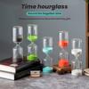 Cylindrical Glass Sandglass Multipurpose Sandglass Timer For Home Bedroom