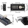 4 Digit Pin Code Security Lock Anti-theft Keyless Door Catch Digital Deadbolt Lock  Outdoor