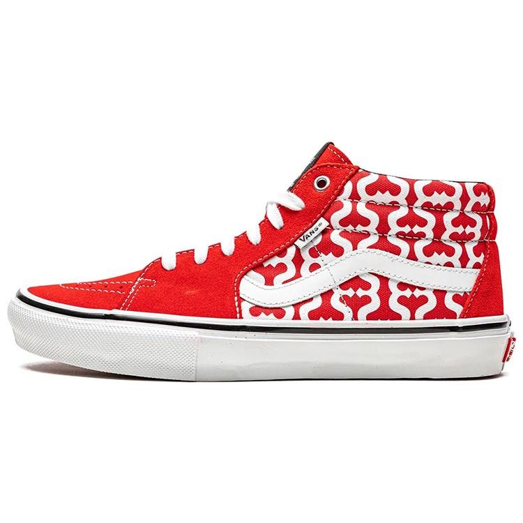 Vans Supreme x Grosso Mid Monogram S - Red Men s VN0A5KS15XS EU 41