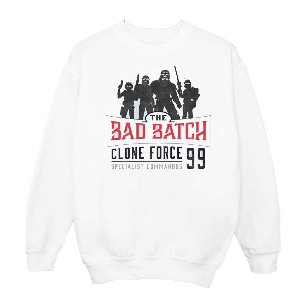 STAR WARS Mens The Bad Batch Clone Force 99 Sweatshirt