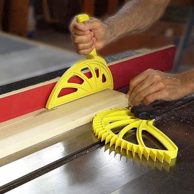 Mini Kirpi Çit Tüylü Tahta İtme Bloğu Masa Testereleri Freze Masaları ve Birleştirme Makineleri Ofset Saplı İtme Çubuğu Ahşap İşleme Aksesuarları