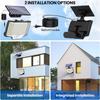 100/160/256LED Outdoor Solar Light With Motion Sensor Remote Control 3 Mode Security Lights Waterproof For Porch Patio Garage