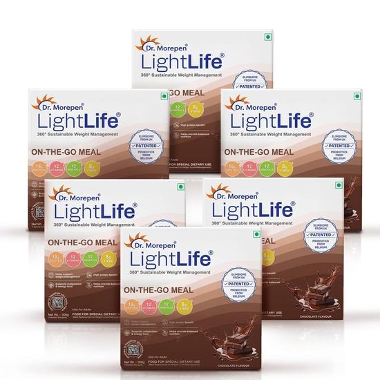 

Dr. Morepen LightLife On-the-Go Meal by Dr.Morepen | Healthy Meal Replacement | Ideal for Men & Women | Minerals | 30 Sachets