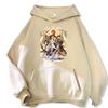 Anime Genshin Impact Hoodies Xiao/Zhong Li Friends Men Loose Pullover Casual Harajuku Streetwear Unisex Winter Black Sweatshirts